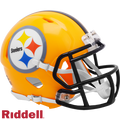 Pittsburgh Steelers Helmet Riddell Replica Mini Speed Style 2007 Gold T/B-0