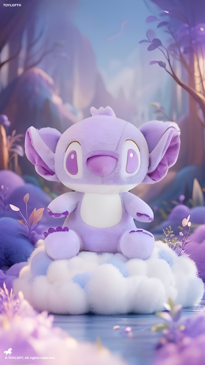Plush Purple Koala - Soft and Cuddly Cartoon Plushie Doll, Cute Stuffed Toy & Cuddle Pillow Buddy - MS13987.