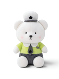 Police Officer Teddy Bear Plush Toy 8 Inch Green ST16794.