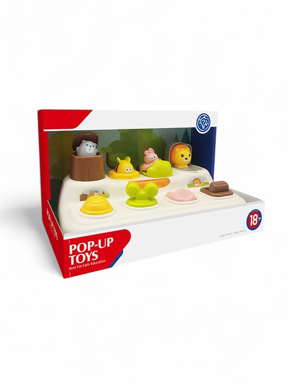 Pop-Up Animal Button Toy For Kids - Fun & Educational Play | NX-O-24 - Toyloft