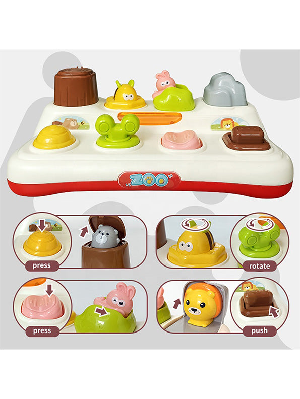 Pop-Up Animal Button Toy For Kids - Fun & Educational Play | NX-O-24 - Toyloft