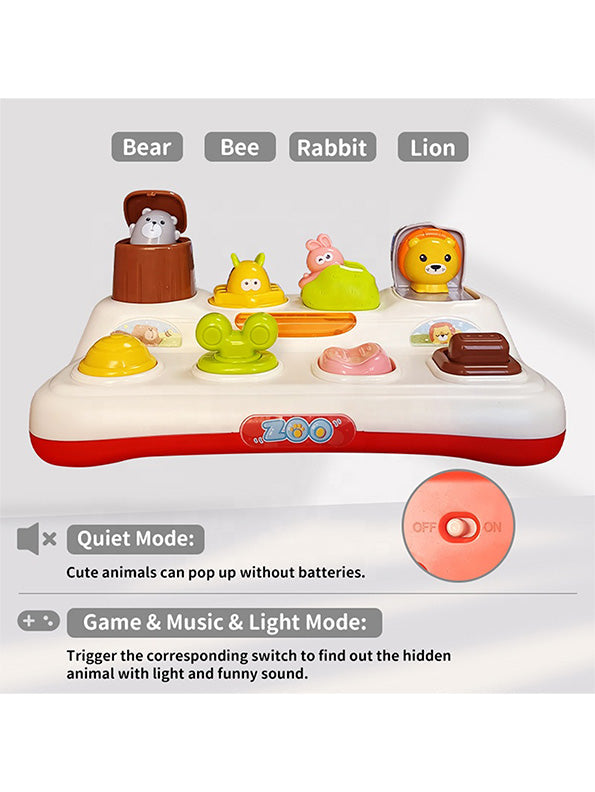 Pop-Up Animal Button Toy For Kids - Fun & Educational Play | NX-O-24 - Toyloft