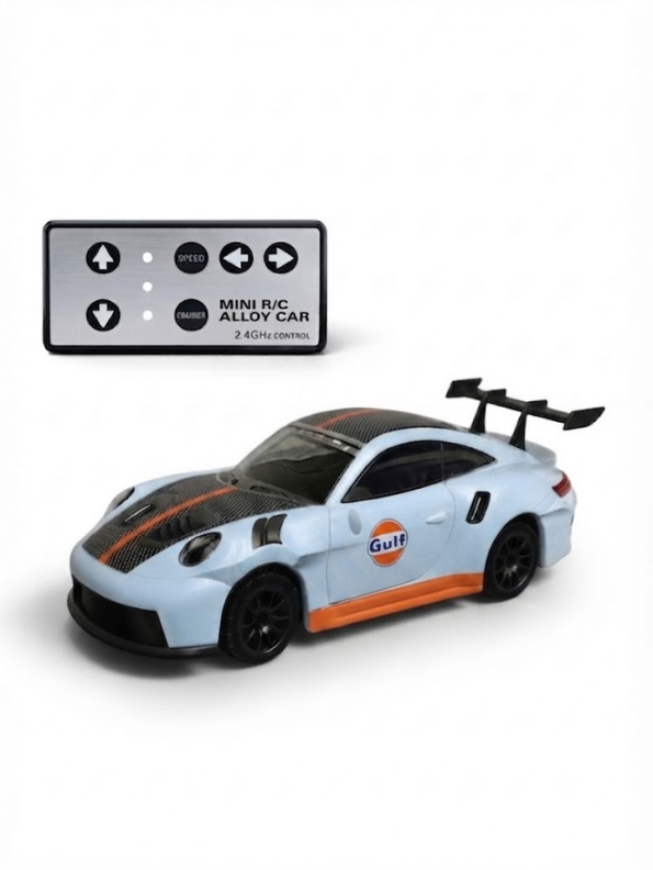 Porsche 911 GT3 RS Mini 1:64 Alloy RC Drifting Car (2.4GHz) MD589
