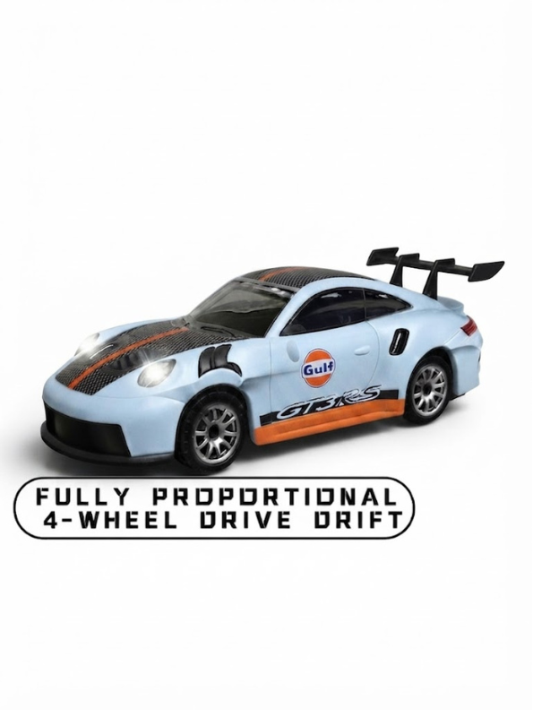 Porsche 911 GT3 RS Mini 1:64 Alloy RC Drifting Car (2.4GHz) MD589