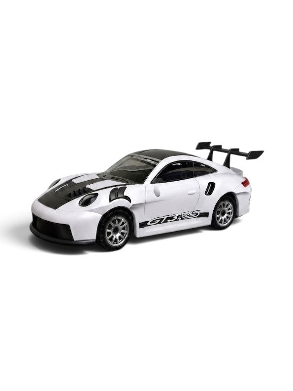 Porsche 911 GT3 RS Mini 1:64 Alloy RC Drifting Car White (2.4GHz) MD589