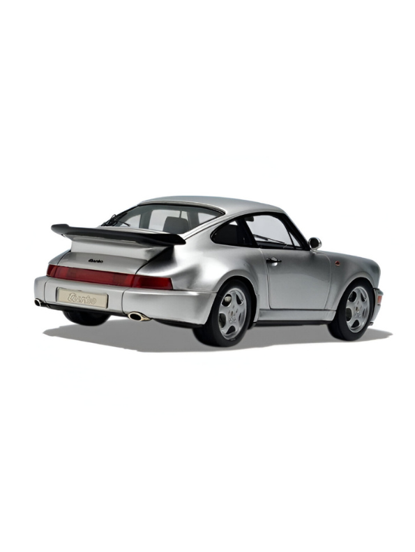 Porsche Corrira RS Diecast Car Toy – Collectible Sports Car Replica Zermatt Silver Metallic.