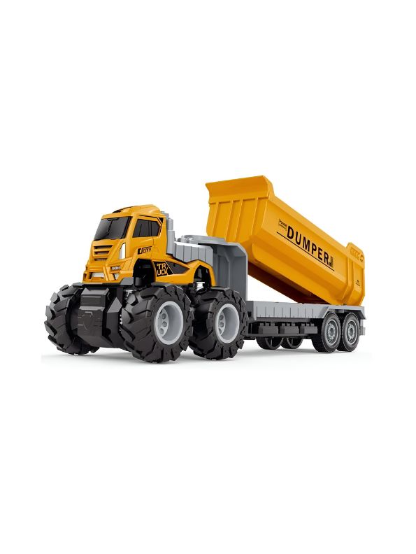 PowerDumper - Durable Pull Back Construction Vehicle Toy for Boys & Girls LMI12112.