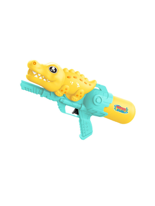 PowerTheme – 300ml Water Gun Pichkari | High-Capacity Kids Summer Holi Blaster Yellow LMI14335.