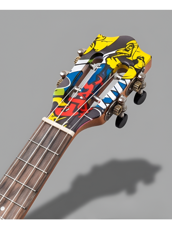 Premium Classical 4-String Guitar with Custom Artistic Finish LMI2151