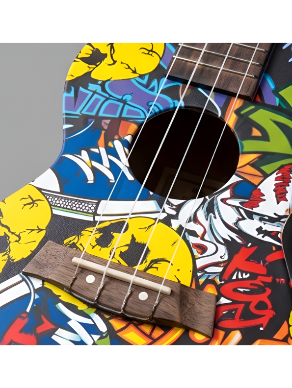 Premium Classical 4-String Guitar with Custom Artistic Finish LMI2151