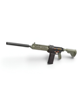 PUBG Apical KSL-001 Soft Bullet Toy Gun with Rechargeable Battery Military Green LMI11154.