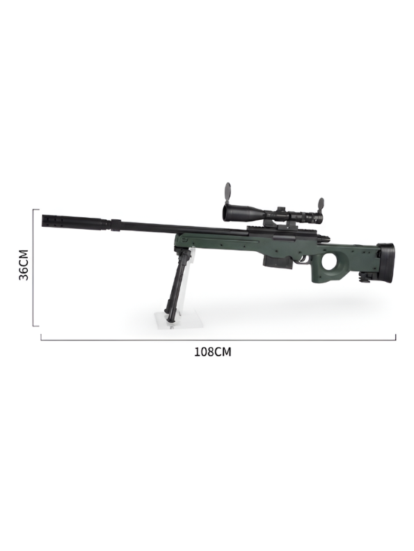 PUBG Chicken Dinner 108 cm Battleground AWM Blaster Set with Scope & Stand Kids Outdoor Toy | LMI15072