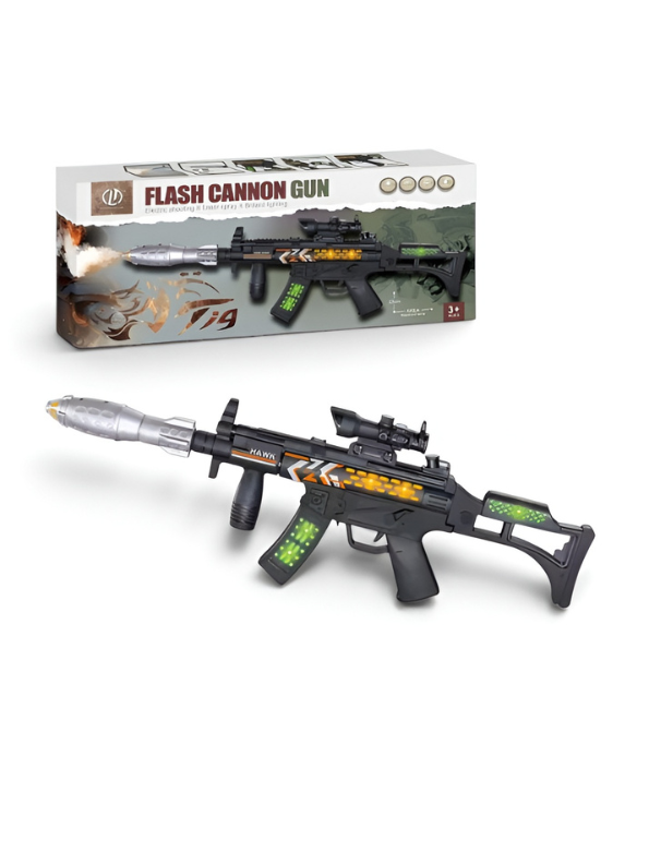 PUBG Flash Cannon Toy Gun with Realistic Smoke Effect MD318