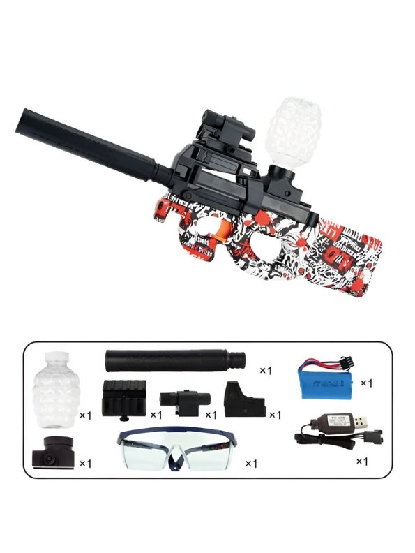 PUBG MINI P90 Cross Fire Toy Gun – Lightweight, Realistic Toy for Kids and Cosplay Battles.
