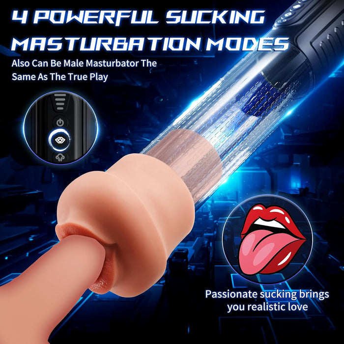 PumpPlay Penis Pump & Mouth Masturbator