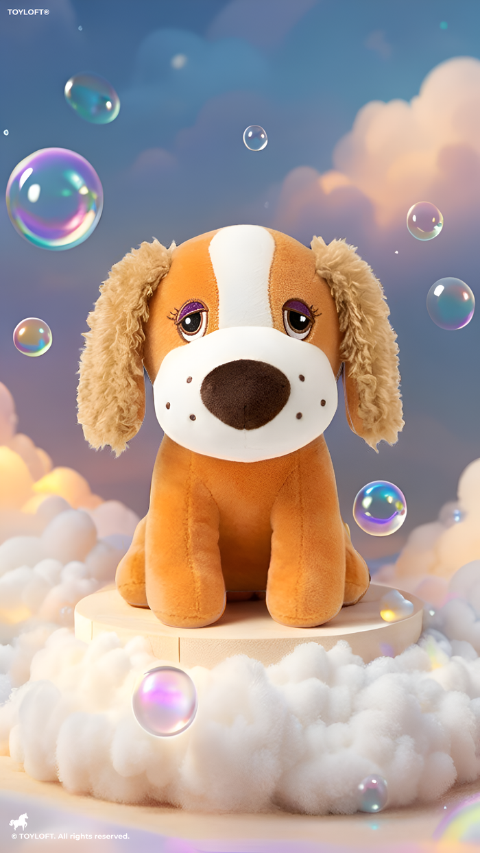 Puppy Plush Toy 7 Inch – Soft Cuddly Dog Stuffed Animal ST12004.