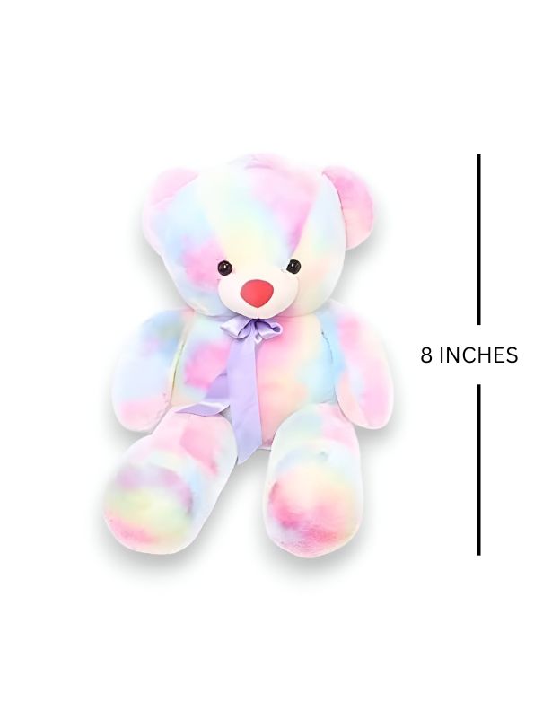 PURPLE - Cotton Hugz – 8 Inch Soft & Cuddly Teddy Bear | Adorable Plush Toy for kids - MS14571
