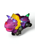 Purple- DinoShine – Ultimate Light-Up T-Rex | 360° Rotating Dinosaur Toy for Boys & Girls - MS13973.