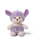 Purple Stitch Plush Doll - 8 Inch Soft Stuffed Toy with Hooded Outfit ST15739