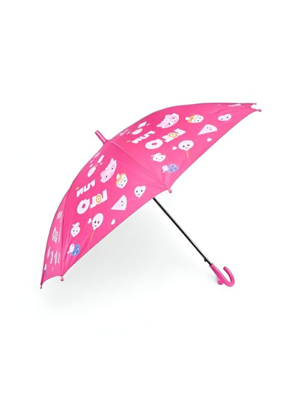 Purrrella - Cute Kitties Print Kids Umbrella - 50cm Lightweight & Colorful Rain Cover NOV9853.