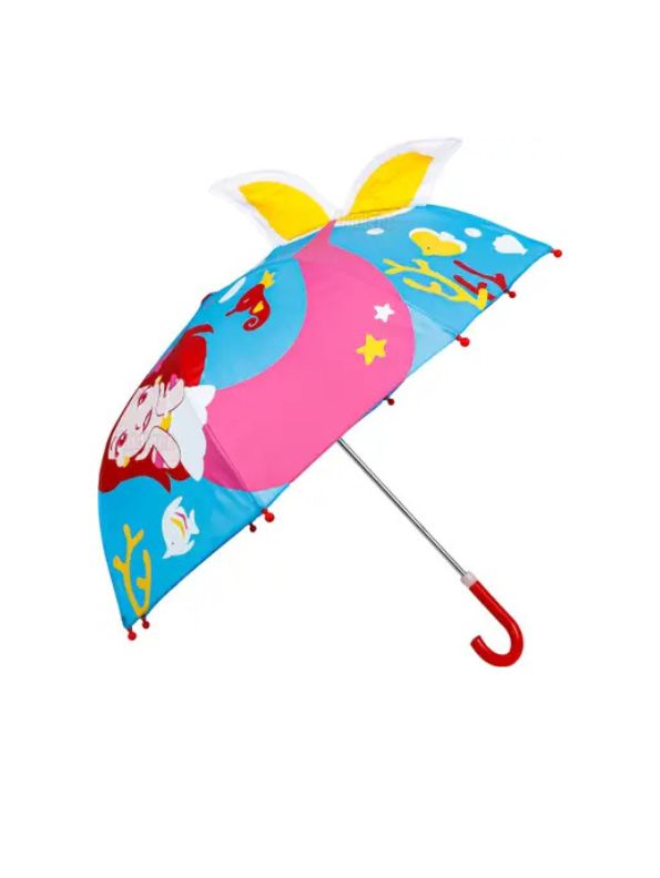 Rainmaid - Mermaid Kids Umbrella | Waterproof, Lightweight & Fun Design for Girls NOV6221.