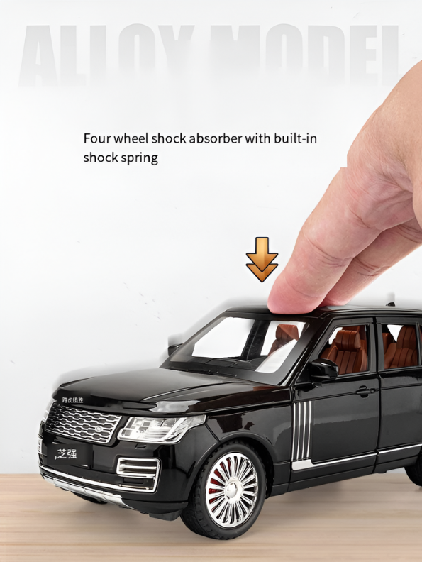 Range Rover Defender Diecast Car 1:24 Scale with Steerable Wheels & Suspension TV2640.