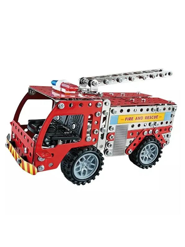 RapidRescue – 292 PCS | 3D DIY Rescue Fire Truck Building Kit for Kids – TV1433
