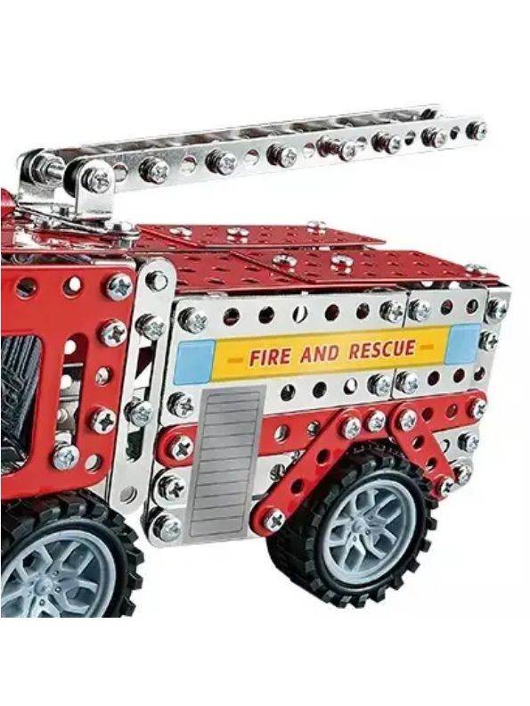 RapidRescue – 292 PCS | 3D DIY Rescue Fire Truck Building Kit for Kids – TV1433