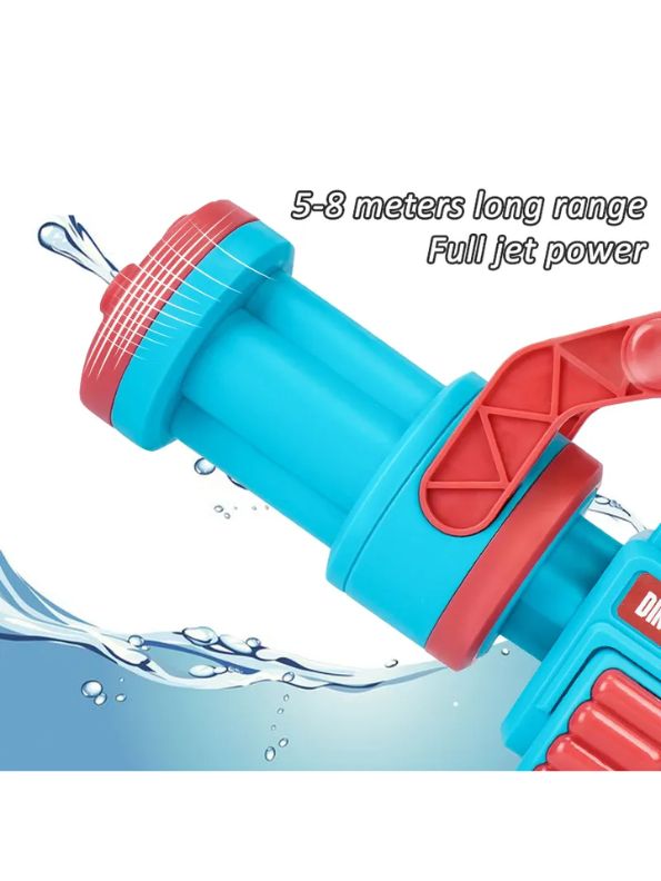 RaptorSpray Turbo – Epic Dinosaur Water Gun | Backpack Water Bag Toy for Kids | Ultimate Outdoor Beach & Summer Fun.
