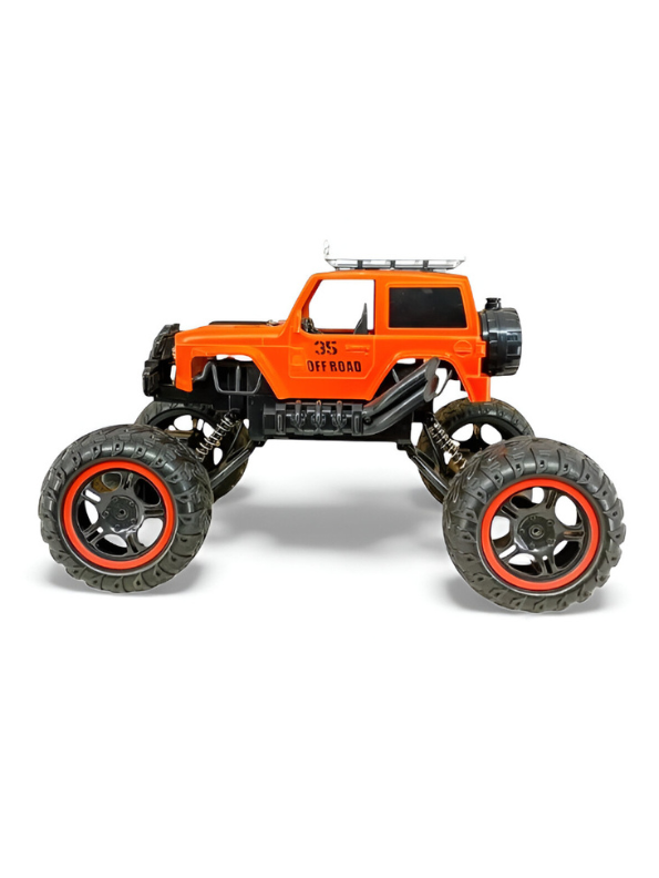 RC Climbing Car 4x4 – High-Speed Off-Road Remote Control Car Toy for Kids & Adults Orange - NX14921.