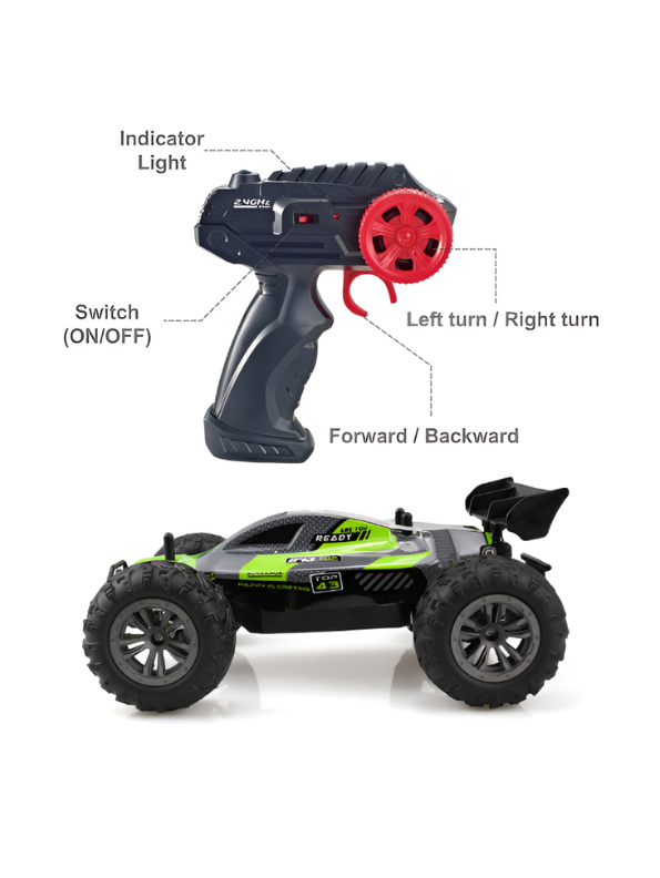 RC Monster Truck – High-Speed 2.4GHz Off-Road Remote Control Racing Car Orange LMI15348.