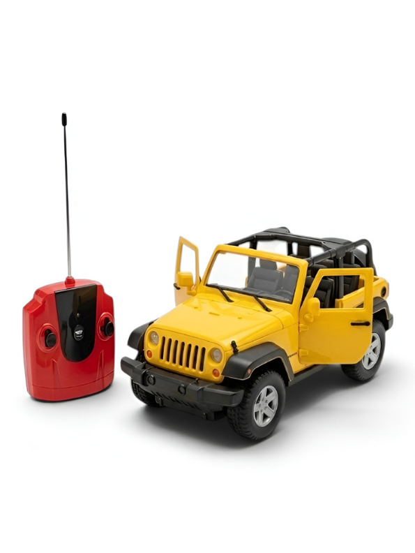 RC Off-Road SUV Model, 1:12 Scale Radio Controlled Car with Sound, Light, and Opening Doors TV636