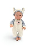 Realistic Reborn Baby Doll with Knit Bear Outfit & Hat LMI13287.
