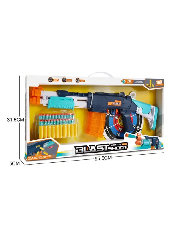 Recon Blaster – High-Performance Soft Bullet Blaster | Ultimate Super Shoot Action Toy Gun for Boys and Girls - ms11160.