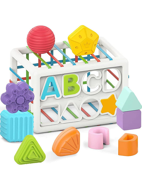 Rectangle Cube & Shape Sorter Kids Toy (NX.L-6) - Toyloft