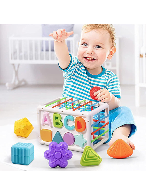 Rectangle Cube & Shape Sorter Kids Toy (NX.L-6) - Toyloft