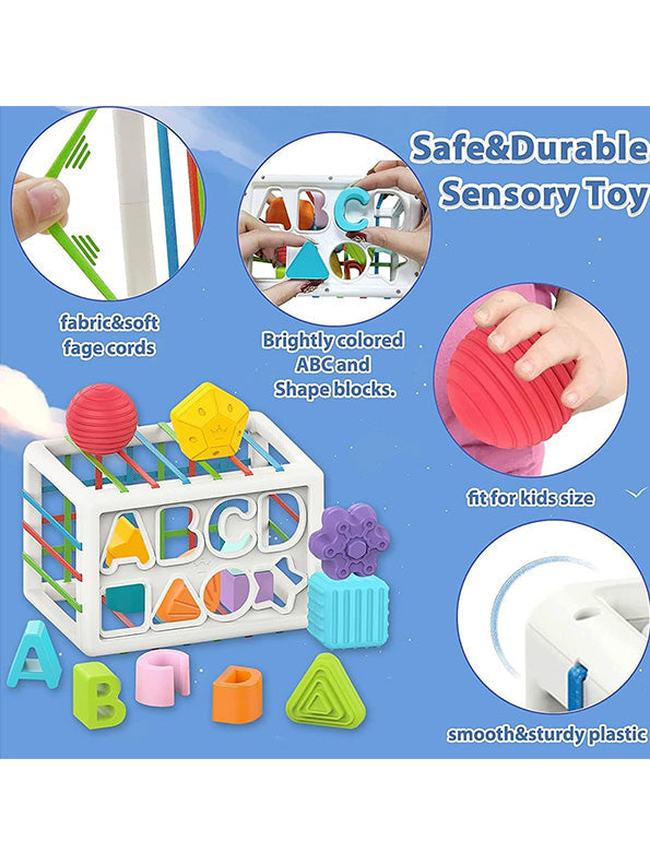 Rectangle Cube & Shape Sorter Kids Toy (NX.L-6) - Toyloft
