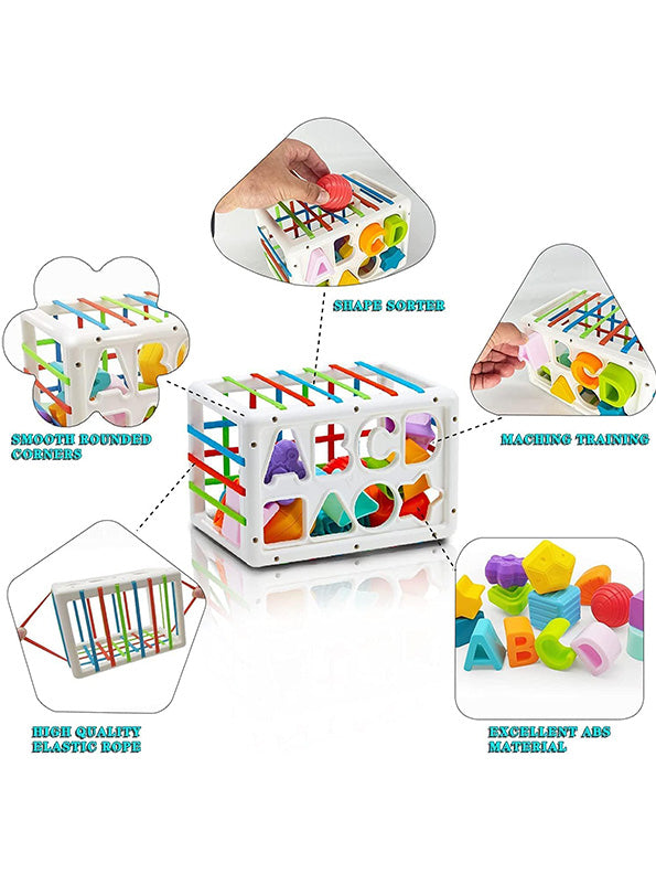 Rectangle Cube & Shape Sorter Kids Toy (NX.L-6) - Toyloft