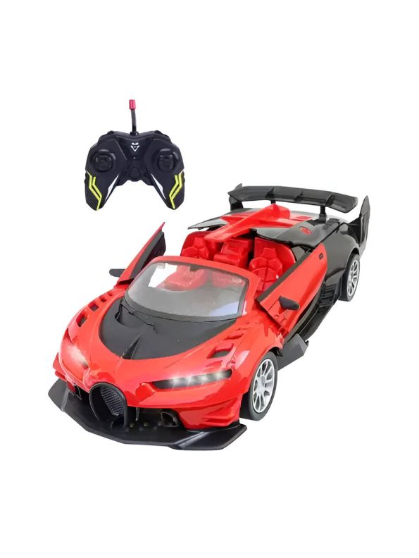 Red - Bugatti 62 – High-Speed Remote Control Stunt Racing Car for Kids - MD2091