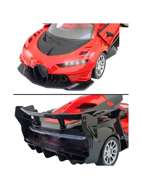 Red - Bugatti 62 – High-Speed Remote Control Stunt Racing Car for Kids - MD2091