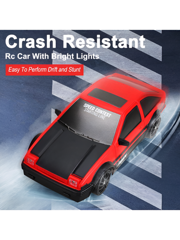 Red High-Speed Crash-Resistant Stunt Racing Car LMI16860.