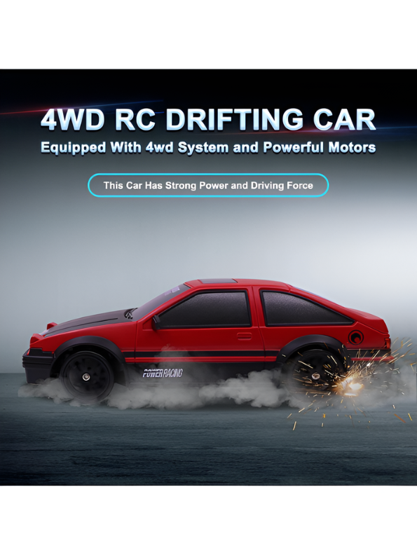 Red High-Speed Crash-Resistant Stunt Racing Car LMI16860.