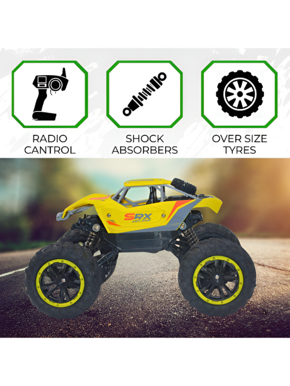 Remote Control Monster Truck – High-Speed Off-Road Rock Crawler Toy LMI15092.
