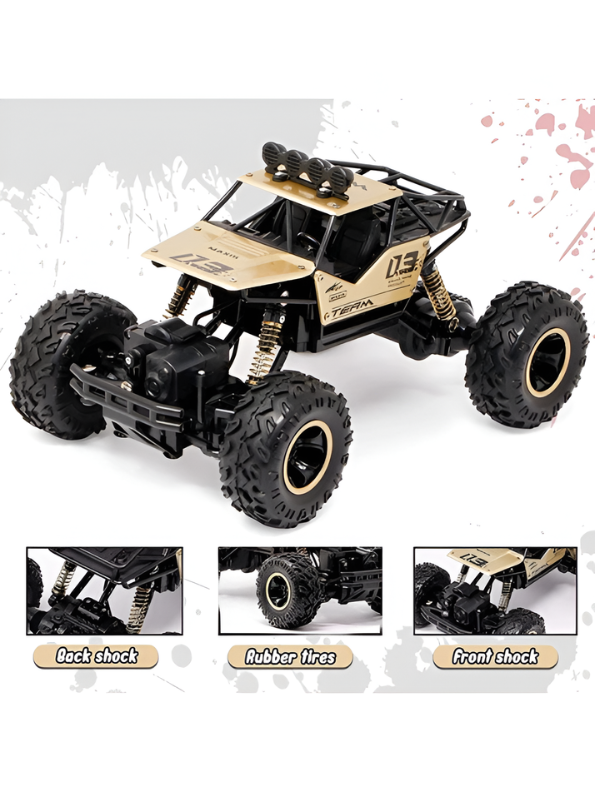 Remote Control Rock Crawler 1:16 Scale – 4x4 Off-Road RC Buggy Car with Alloy Body TV1351