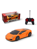 Remote Control Sports Car Toy Orange RC Racing Car Vehicle with Remote Controller for Kids LMI9838