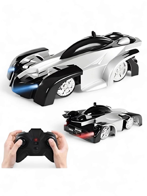 Remote Control Stunt Car Dual Mode 360° Rotating LED - Black (L-110) - Toyloft