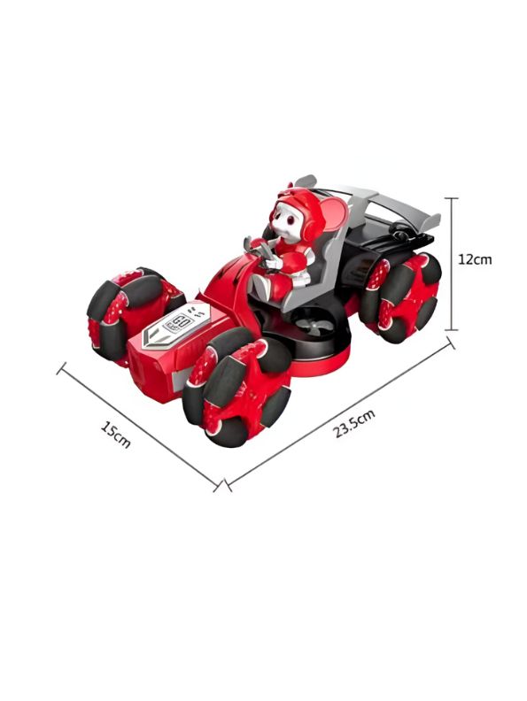 Remote Control Stunt Car with 360° Rotating Drift Action & Mecanum Wheels Green NX15509.