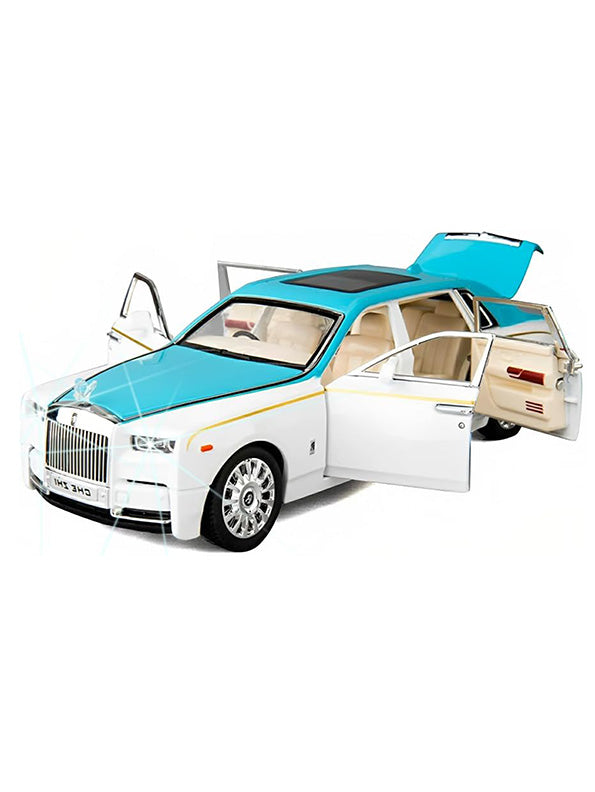 Rolls Royce Phantom Metal Model Diecast Car - White (L12-81) - Toyloft