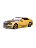Rolls-Royce Wraith Die-Cast Model Car 1:32 Scale – Luxury Metal Toy Gold LMI16729.