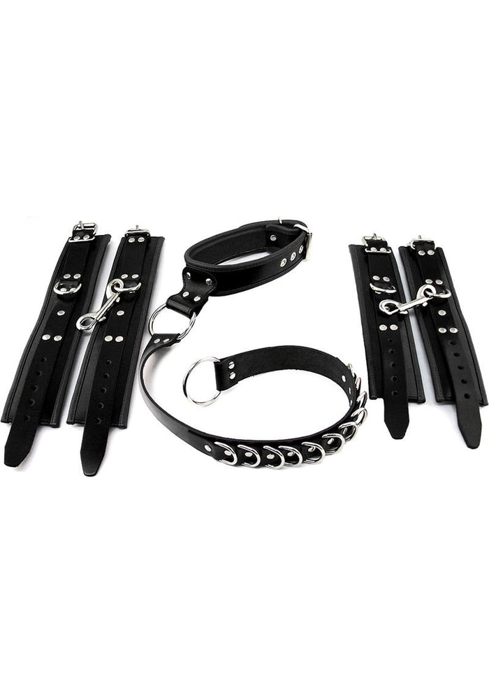 Rouge Leather Adjustable D Ring Hogtie